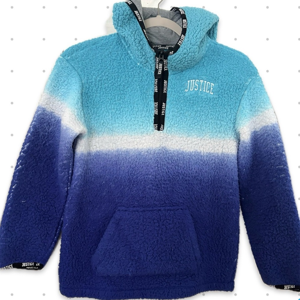 Justice Blue Ombre Kids Hoodie